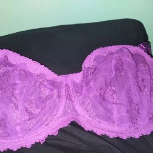 Beautiful Lace Purple Bra 44DD